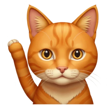 Cat that points right sticker