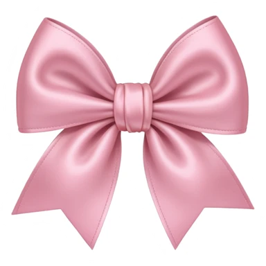 Cute light pink bow  sticker
