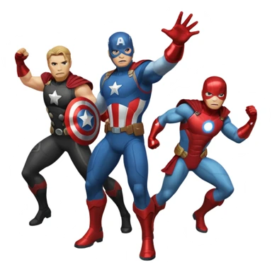Avengers “assemble” three
 sticker