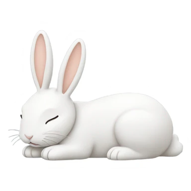 Sleeping Miffy rabbit sticker