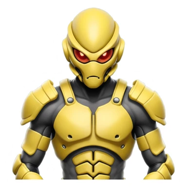 insectoid alien MMA fighter portrait, head and shoulders only, armored exoskeleton skin, sharp eyes, combat gloves, aggressive stance, 3D cartoon, mobile game icon style, clean background, no text, no watermark
 sticker
