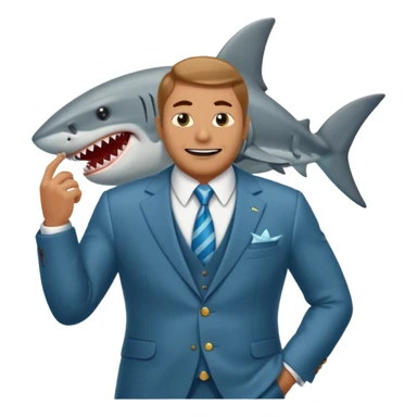 Мошенник аферист,акула бизнеса,с Уол-Стрит sticker