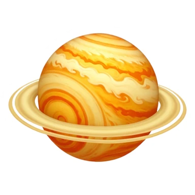 Venus planet image in professional look sticker