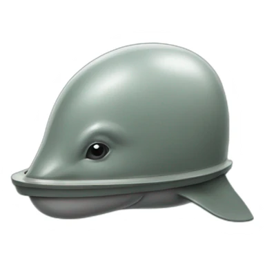 porpoise army helmet sticker
