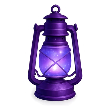 purple lantern sticker
