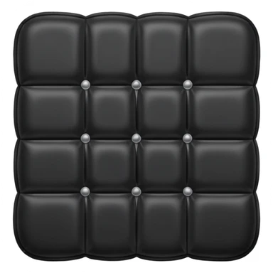 black padding sticker