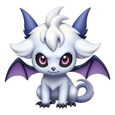 Edgy Cool Kawaii Noibat-Absol-Pokemon Full Body sticker