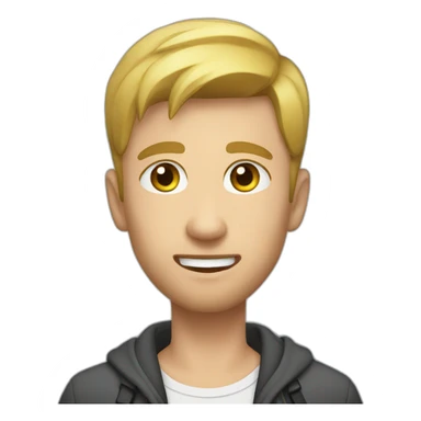 Artem on a call sticker