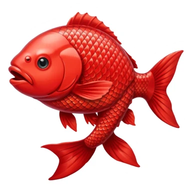 Red carp sticker