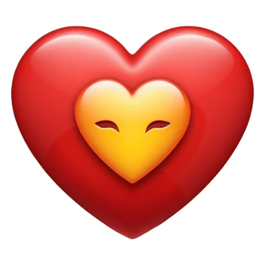 SR + DP text inside a heart sticker