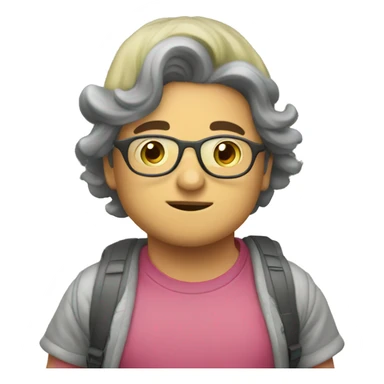 Chris Chan walking to the park sticker