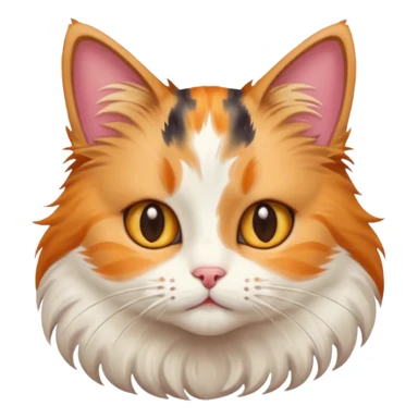 Cute artistic cat sticker