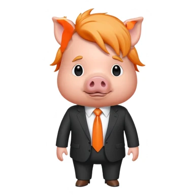 Trump pig sticker