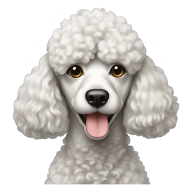 Poodle sticker