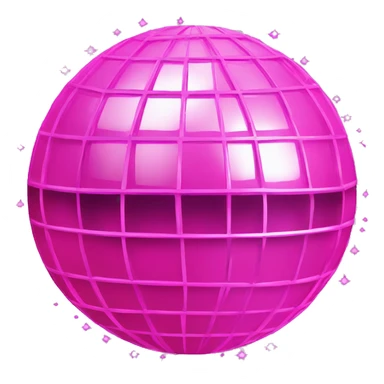 pink disco ball sticker