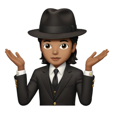 Micheal jackson doing the lean sticker