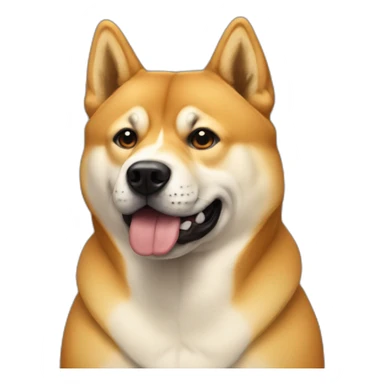 doge huge muscles sticker