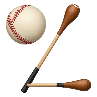 Hurley and sliotar as in what's used for the Irish sport  sticker