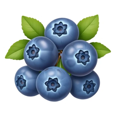 fresh juicy blueberries sticker