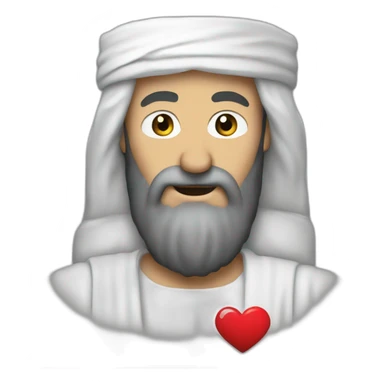 ben laden with heart sticker