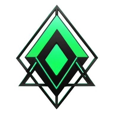  Black And Green Cyber Aesthetic Deco sticker