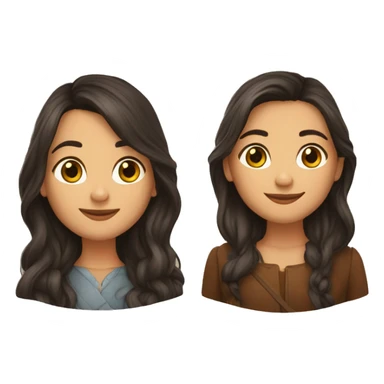 De brune et Halland  sticker