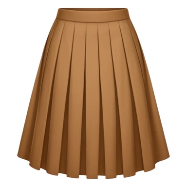 skirt brown sticker
