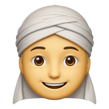Emoji with Muslim cap sticker