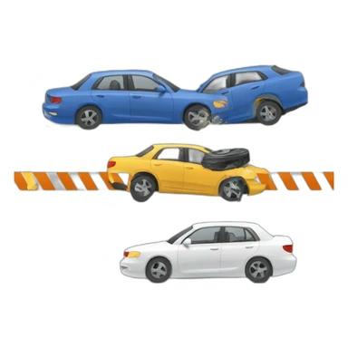 car accident sticker