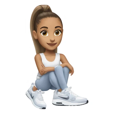 Ariana grande wearing 27C Nikes  sticker