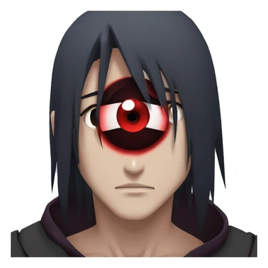 Itachi cara con el Sharingan  sticker
