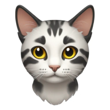 Smudge cat sticker