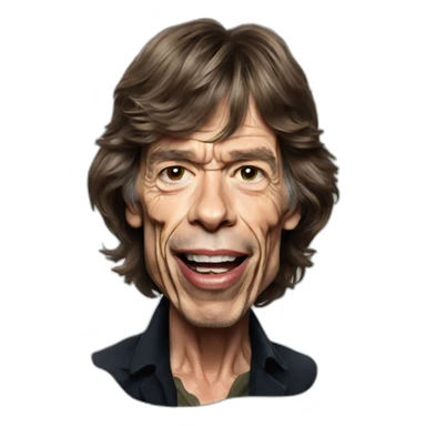 Mick Jagger sticker