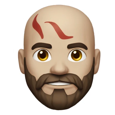 Kratos the god of sparta  sticker