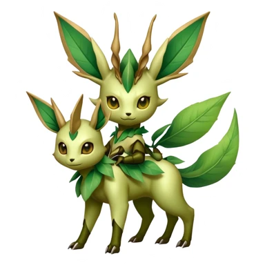 Bug-type Fakémon-Leafeon full body sticker