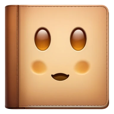 Book with gradient from beige to brown sticker