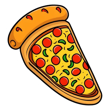 kebab pizza sticker