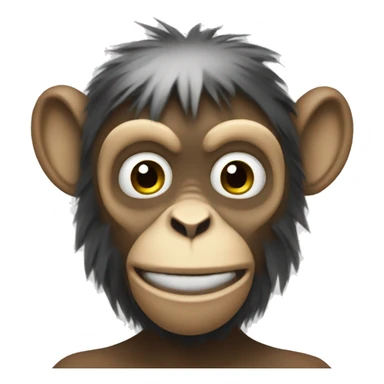 Electro-monkey sticker