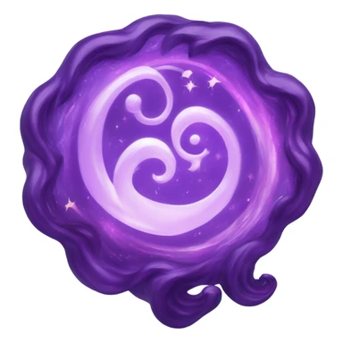 Magical purple sticker