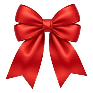 Red bows sticker