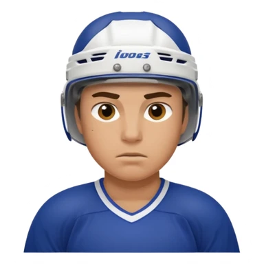 hockey player sticker