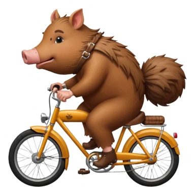 Hog in a bike sticker