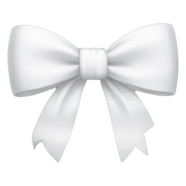 white bow sticker