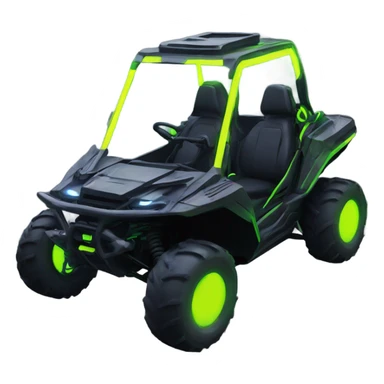 cyber punk UTV neon sticker