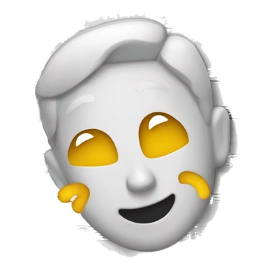 ejecutivo sonriente escuchando música con notas musicales  sticker