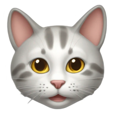 le chat avec la souris sticker