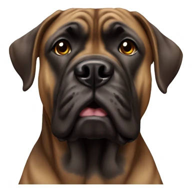 brindle mastiff mix  sticker