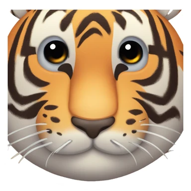 Jellycat tiger sticker