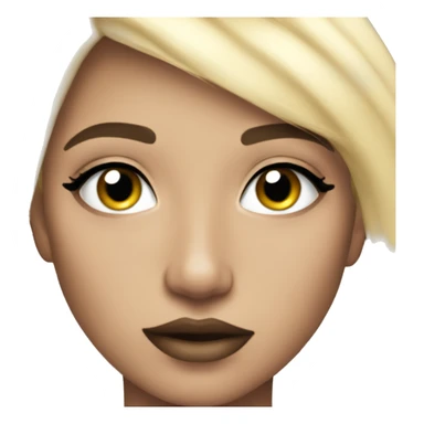 Blonde twink with makeup slay  sticker