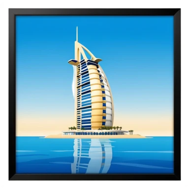 Burj Al Arab sticker